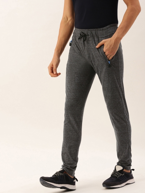 

Sports52 wear Men Charcoal Grey Straight Fit Solid Knitted Track Pants