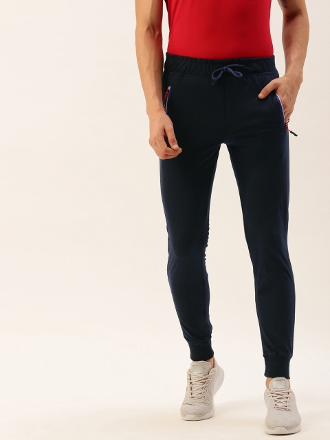 

Sports52 wear Men Navy Blue Solid Slim Fit Training & Gym Joggers