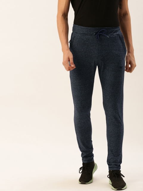 

Sports52 wear Men Navy Blue Solid Slim Fit Training & Gym Track Pants