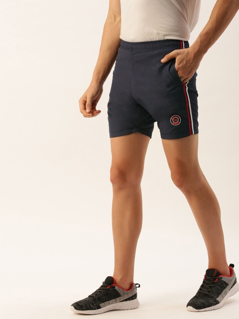 

Sports52 wear Men Navy Blue Solid Regular Fit Sports Shorts