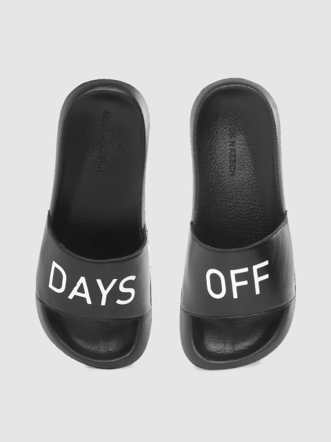

Kook N Keech Men Black & White Typography Print Sliders