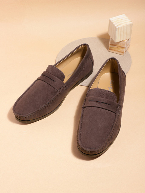 

Mast & Harbour Men Coffee Brown Penny Loafers
