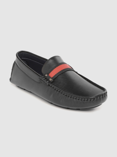 

Mast & Harbour Men Black Driving Shoes