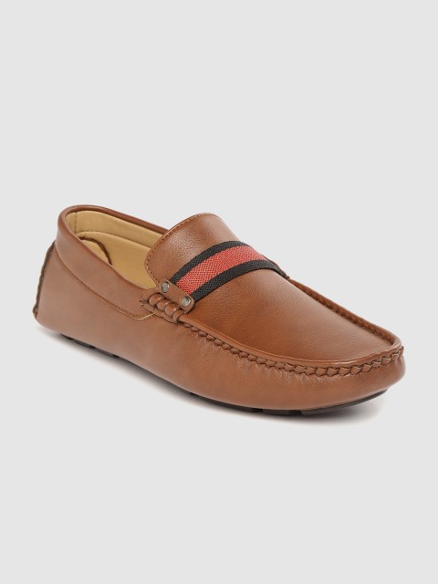 

Mast & Harbour Men Tan Brown Driving Shoes