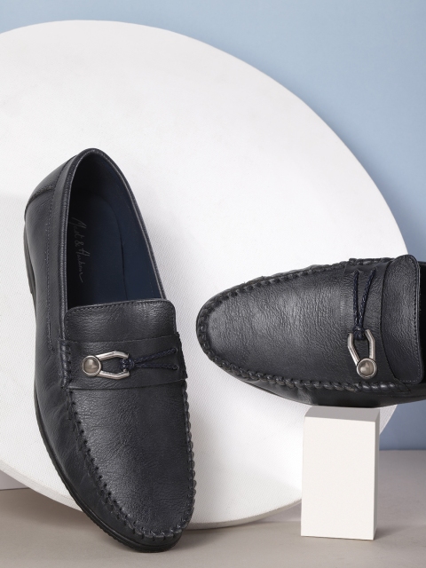 

Mast & Harbour Men Navy Blue Loafers