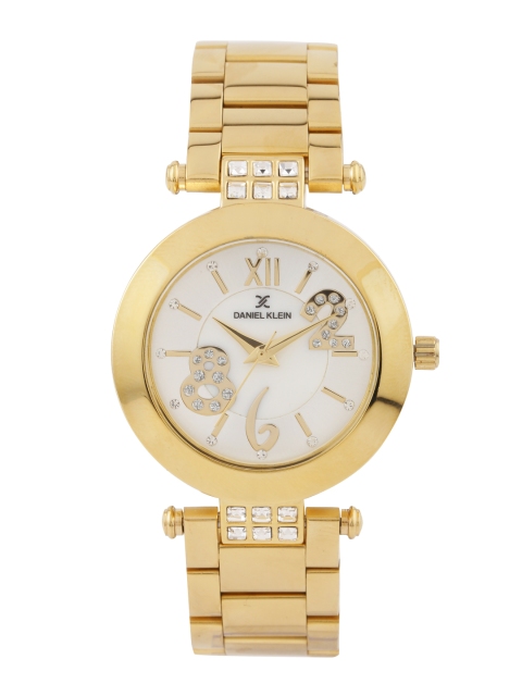 

Daniel Klein Premium Women Silver-Toned Dial Watch 10816-1