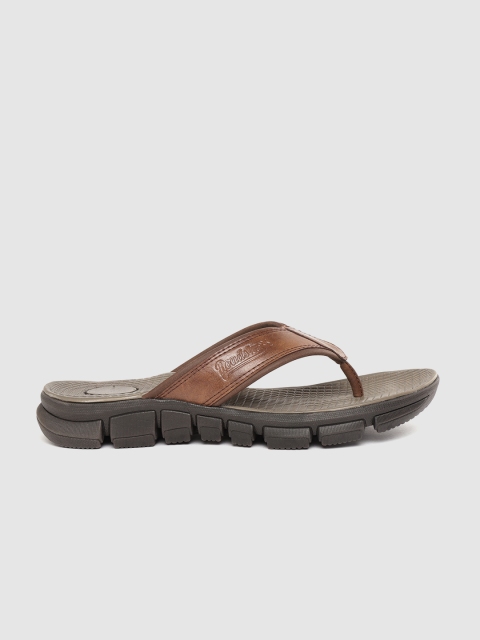 

Roadster Men Brown Solid Thong Flip-Flops