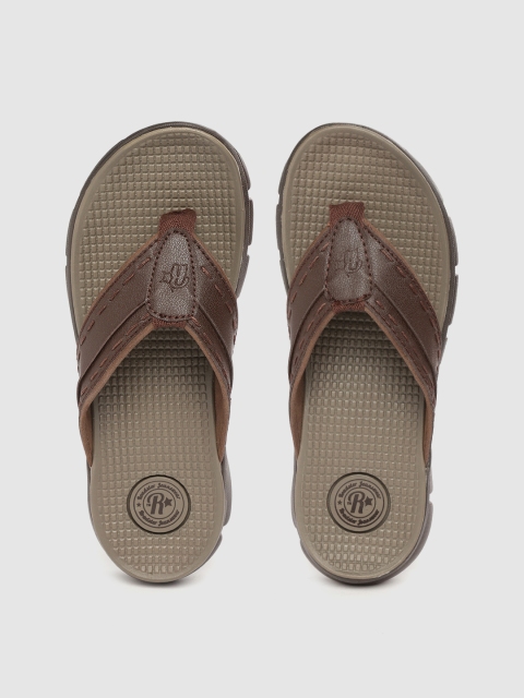 

Roadster Men Coffee Brown Solid Comfort Sandals