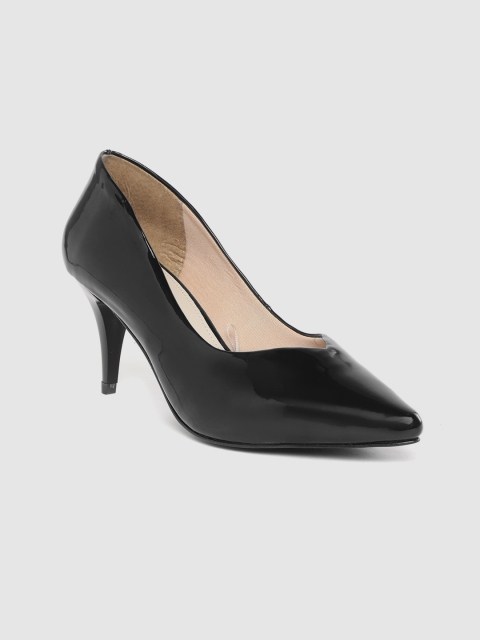 

Carlton London Women Black Solid Pumps