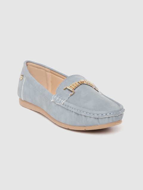 

Carlton London Women Blue Horsebit Loafers