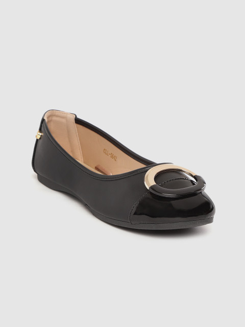 

Carlton London Women Black Solid Ballerinas