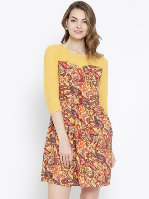

Vero Moda Multicoloured Paisley Print Fit & Flare Dress, Multi