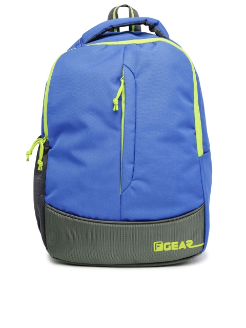 

F Gear Unisex Blue & Grey Ferrari Backpack
