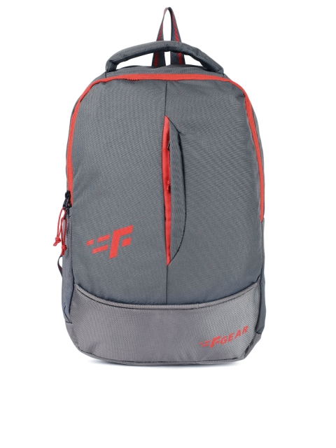 

F Gear Unisex Grey Solid Ferrari Laptop Backpack