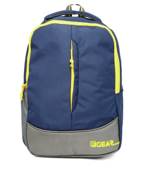 

F Gear Unisex Navy & Grey Ferrari Backpack, Navy blue