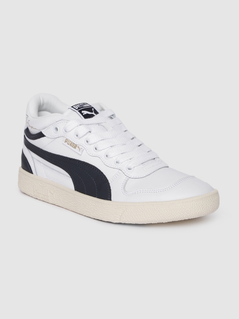 

Puma Unisex White Ralph Sampson Demi OG Leather Sneakers