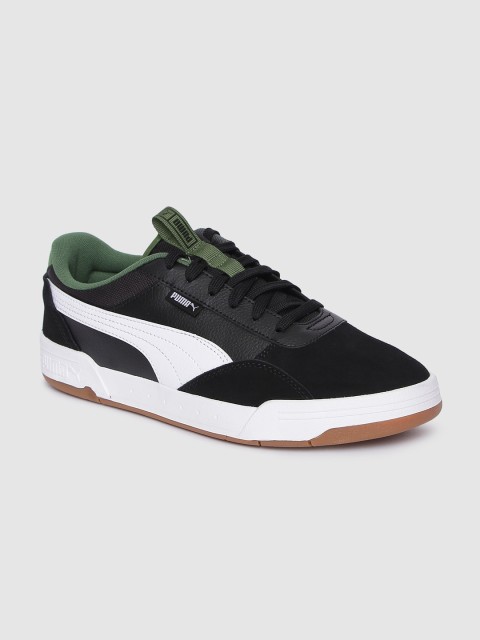 

Puma Unisex Black & White C-Skate Sneakers