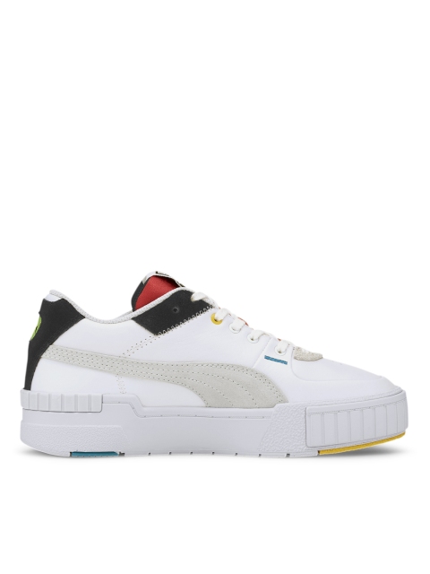 

Puma Women White Cali Sport Leather Sneakers