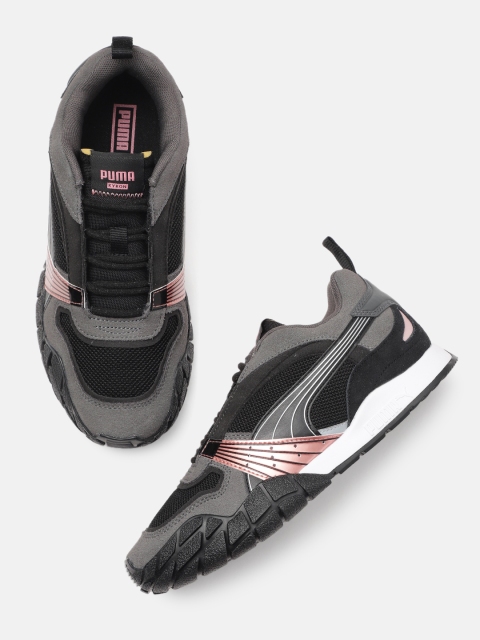 

Puma Women Black & Grey Kyron Wild Beasts Sneakers