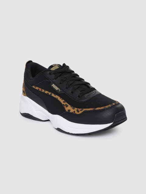 

Puma Women Black Cilia Mode Leopard Print Sneakers