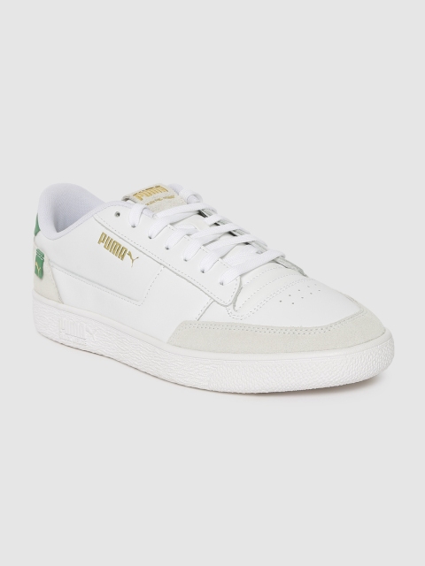 

Puma Unisex White Ralph Sampson MC Clean Leather Sneakers