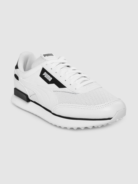 

Puma Unisex White Solid Future Rider Contrast Sneakers