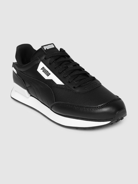 

Puma Unisex Black Solid Future Rider Contrast Sneakers