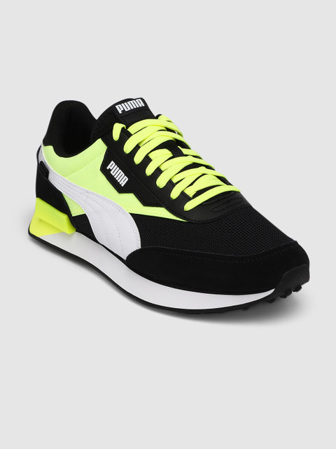 

Puma Unisex Black Future Rider Neon Play Sneakers