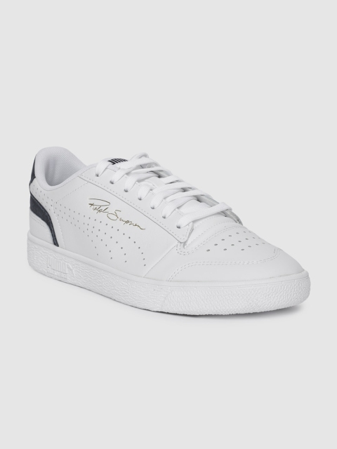 

Puma Unisex White Ralph Sampson Perforated Sneakers