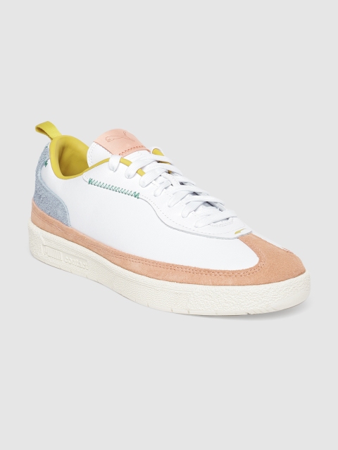 

Puma Unisex White Oslo-City Leather Sneakers