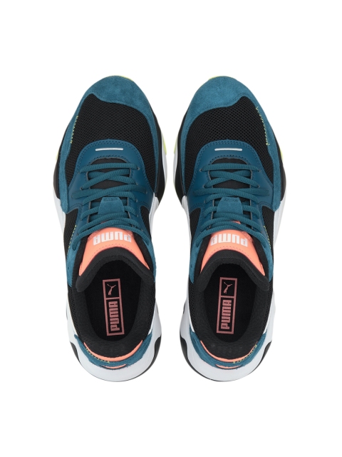 

Puma Women Teal Blue & Black Colourblocked Storm Stitching Sneakers