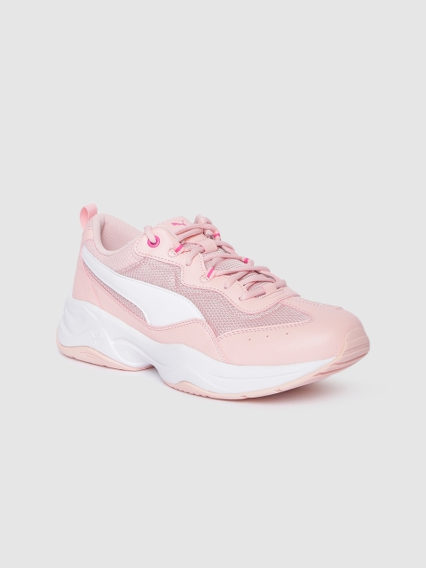

Puma Women Pink & White Colourblocked Cilia Sneakers
