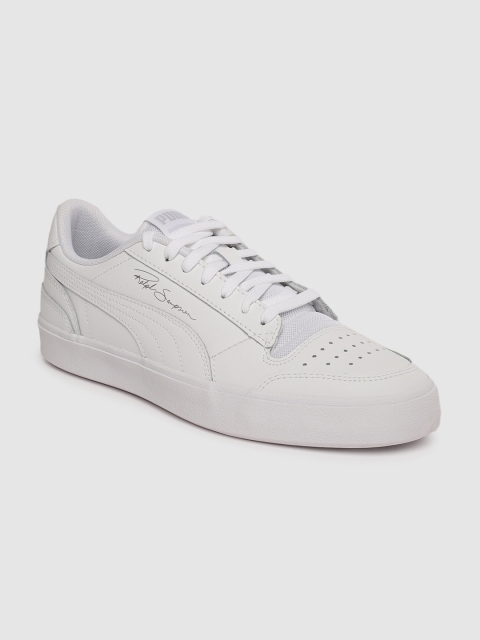 

Puma Unisex White Solid Ralph Sampson Vulc Sneakers