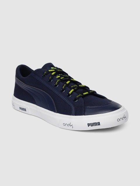 

Puma Men Navy Blue Solid One8 V2 IDP Sneakers