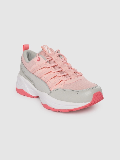 

Puma Women Peach-Coloured & Grey Cilia TRSneakers