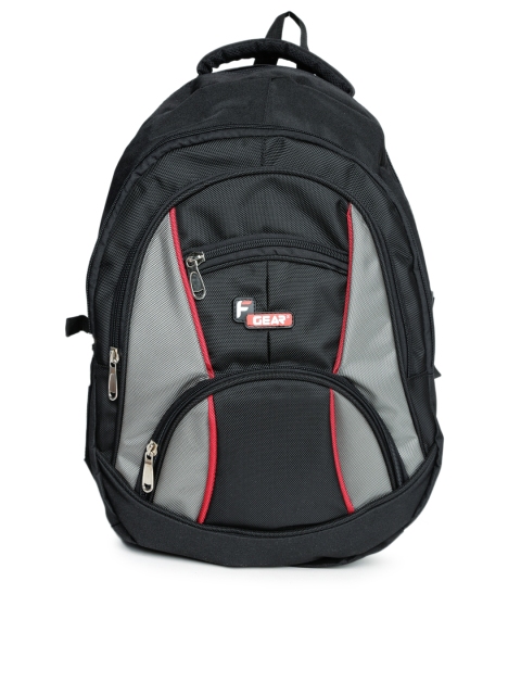 

F Gear Unisex Black & Grey Midus Backpack