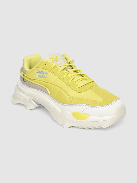 

Puma Unisex Yellow Nitefox KIDSUPER Sneakers