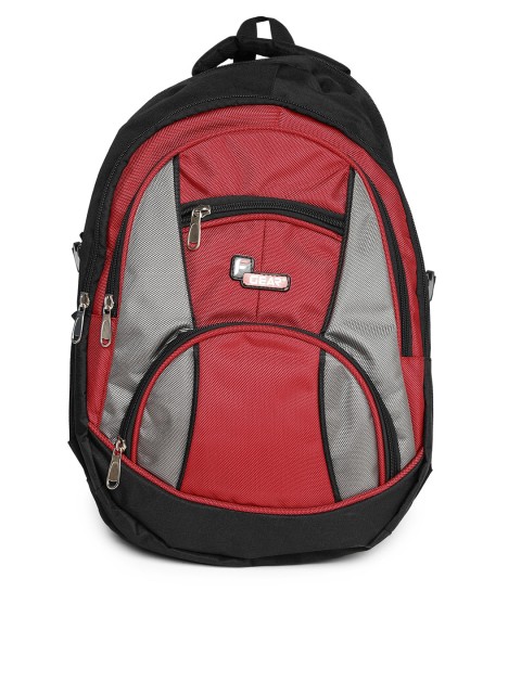 

F Gear Unisex Black & Red Midus Backpack