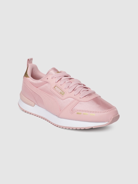 

Puma Women Pink Solid R78 Sneakers