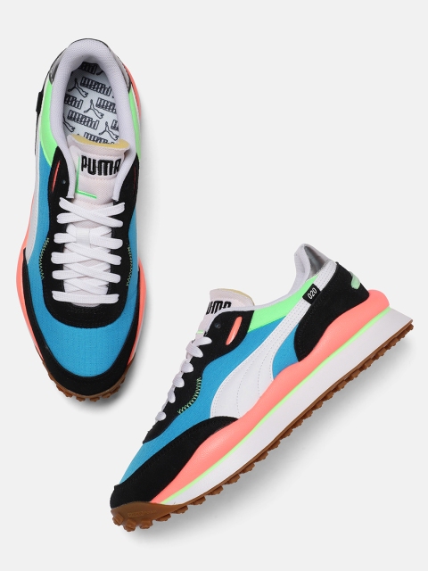 

Puma Unisex Multicoloured STYLE RIDER PLAY ON Colourblocked Sneakers, Multi