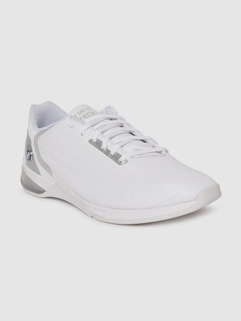 

PUMA Motorsport Men White BMW MMS Kart Cat-X Tech Leather Sneakers