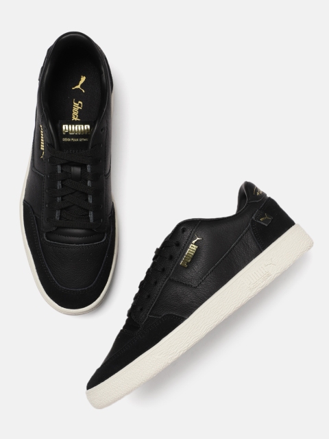 

Puma Unisex Black Ralph Sampson MC PRM Leather Sneakers