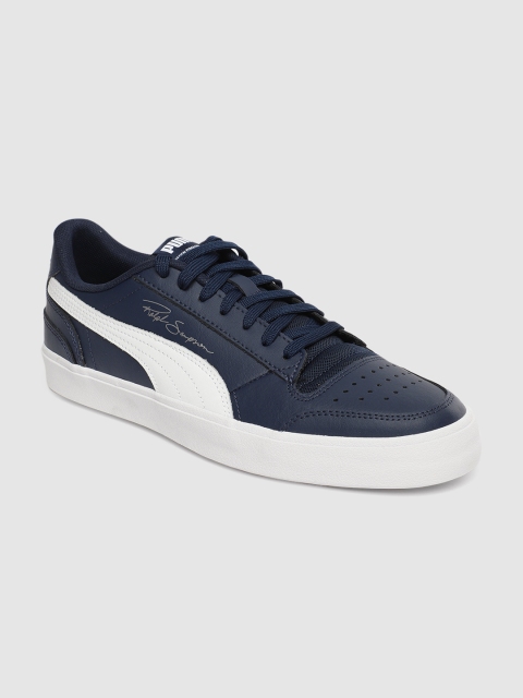 

Puma Unisex Navy Blue Solid Ralph Sampson Vulc Leather Sneakers