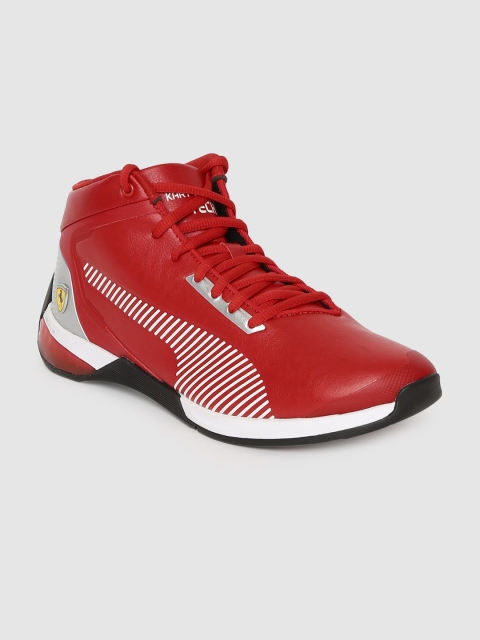 

PUMA Motorsport Men Red Ferrari Race Kart Cat-X Tech Mid-Top Sneakers