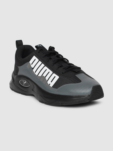

Puma Unisex Black & Grey Nucleus Utility Sneakers