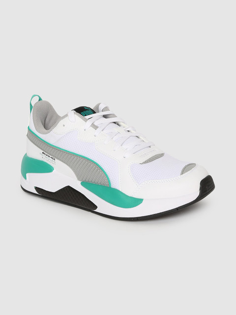 

PUMA Motorsport Men White & Sea Green Colourblocked MAPM X-Ray Sneakers