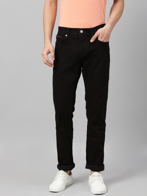 

Tommy Hilfiger Men Black Slim Fit Mid-Rise Clean Look Stretchable Jeans