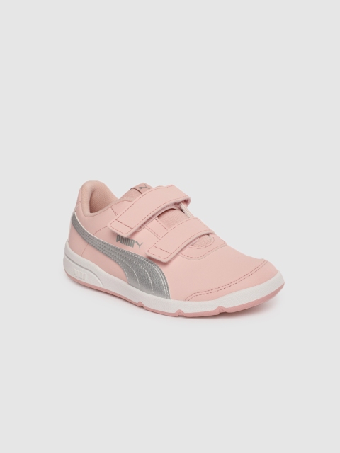 

Puma Boys Pink & Grey Stepfleex 2 Sneakers