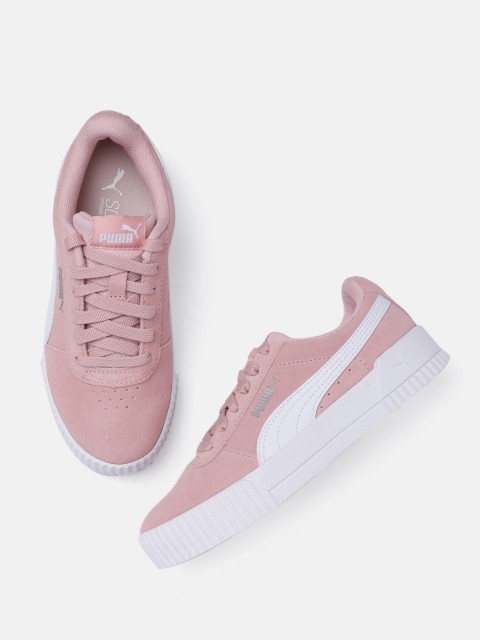 

Puma Girls Pink & White Casual Shoes
