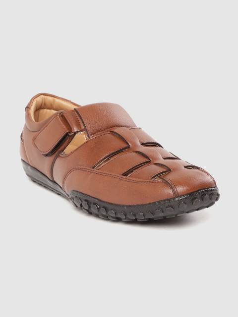 

Roadster Men Brown Solid Shoe-Style Sandals